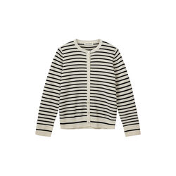 CisseSW Stripe Cardigan, black off white, Sofie Schnoor
