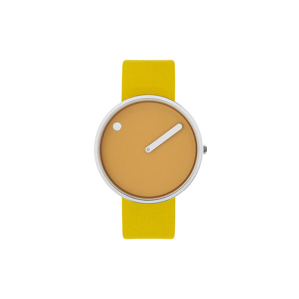 Picto Armbanduhr, mustard yellow/canary yellow, Picto