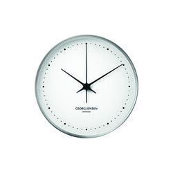 Koppel Wanduhr, wei&szlig;/stahl, Georg Jensen