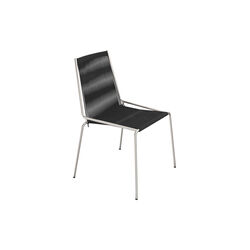 Noel Chair, steel/black linen, Thorup Copenhagen