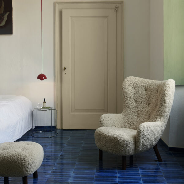 Flowerpot VP10 Pendant, vermilion red, &Tradition