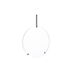 Wandspiegel, schwarz, MOEBE