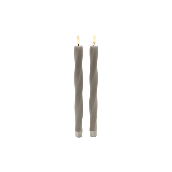 Sille Twist LED light, warm gray, Sirius Home