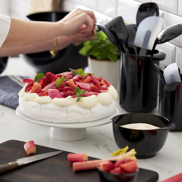 NEW Classic Cooking Spoon, carbon black, Rosti