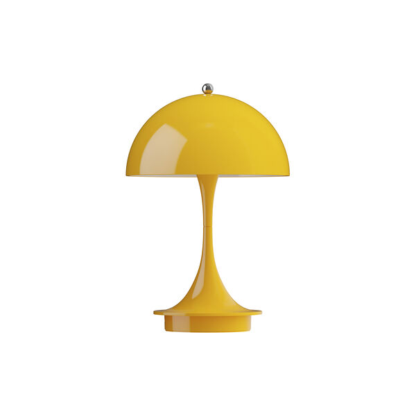 Panthella 160 Portable Table Lamp, opaque yellow, Louis Poulsen