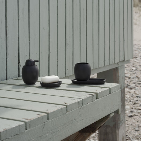 Fjord Soap Dish, black, Stelton