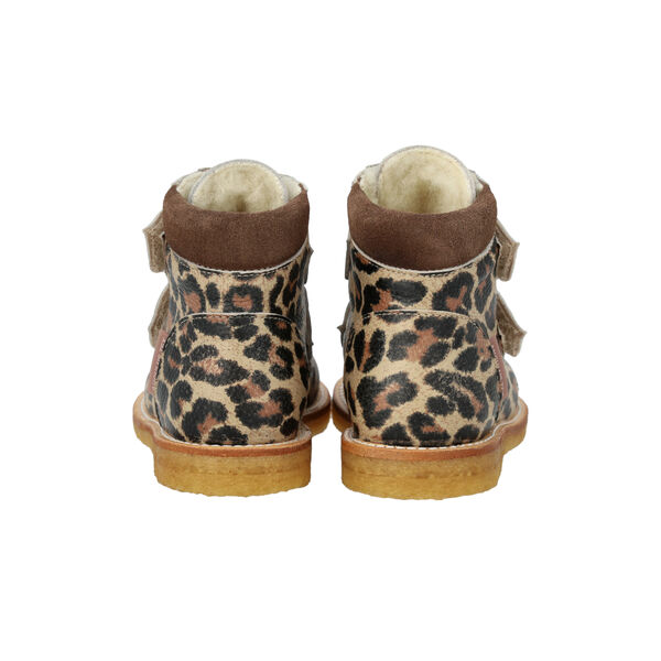 Lauflerner TEX-Winterstiefel, beige Leo/Taupe, ANGULUS