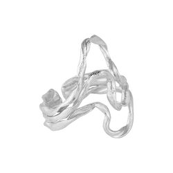 Willow ring, silver plated, Pure by Nat