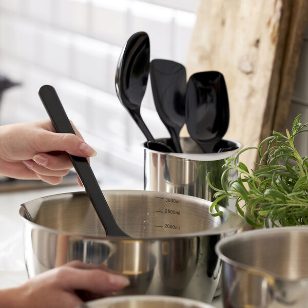 NEW Classic Serving Spoon, carbon black, Rosti