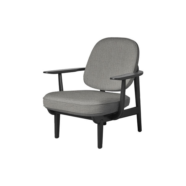 JH97&trade; Loungestuhl, grey, Fritz Hansen