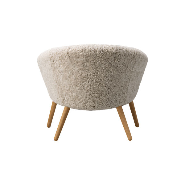 Ditzel Lounge Chair, Moonlight/oiled oak, Fredericia Furniture