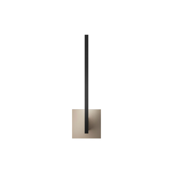 INLAY W2 LINEAR Wall Lamp, matt black/satin gold, LIGHT-POINT
