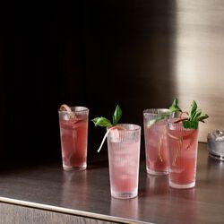 Pilastro Long Drink Glass 4 pcs, Stelton