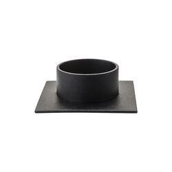 The Square candle holder, black, Kunstindustrien