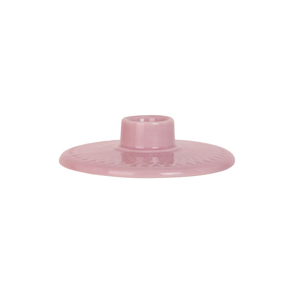 Rhombe Color Candle Holder, rose, Lyngby Porcel&aelig;n