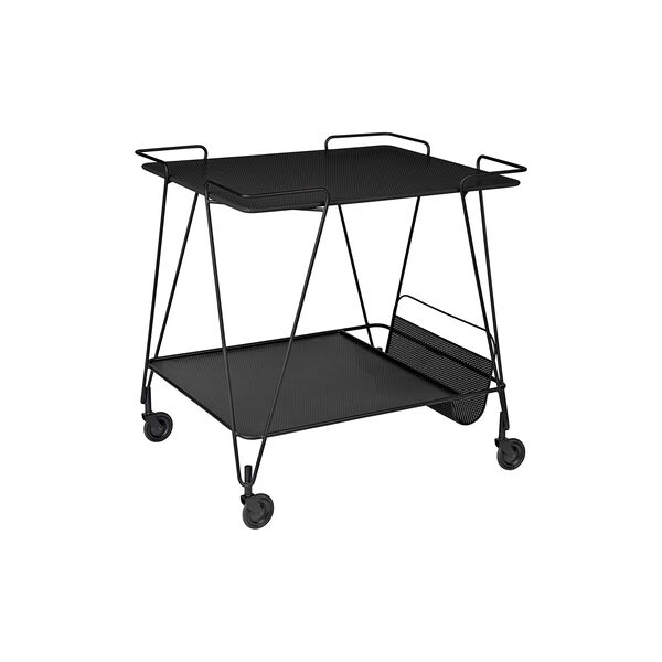 Mat&eacute;got-Trolley, Soft Black, seidenmatt, GUBI