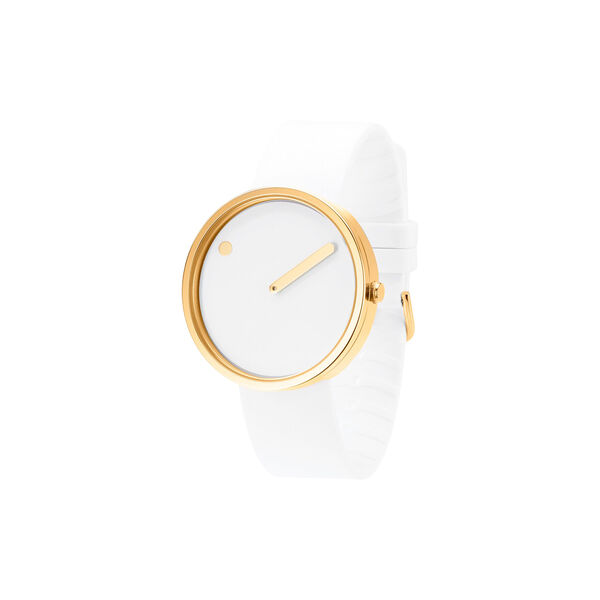Picto Wrist Watch, white/white, PICTO