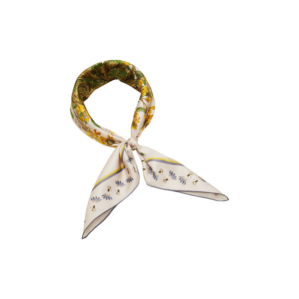 Cheerful Bouquet scarf, beige, Flora Danica Denmark