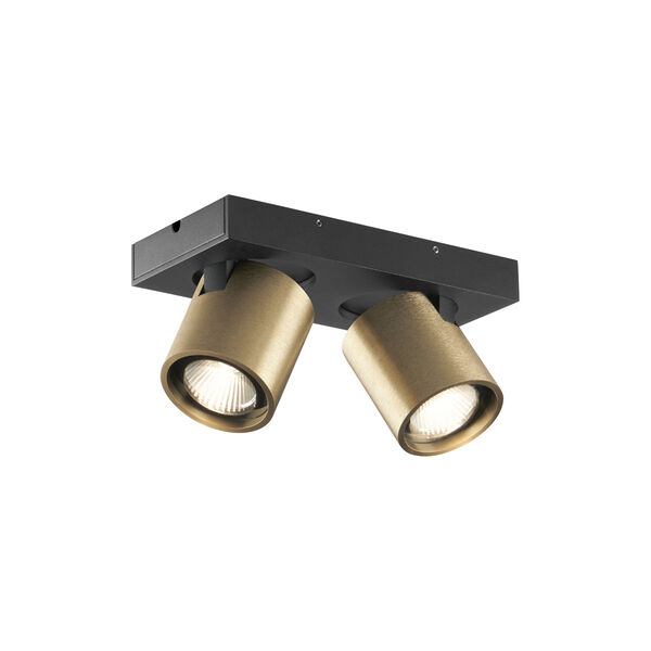 FOCUS 2 Ceiling Spotlight, brass, LIGHT-POINT