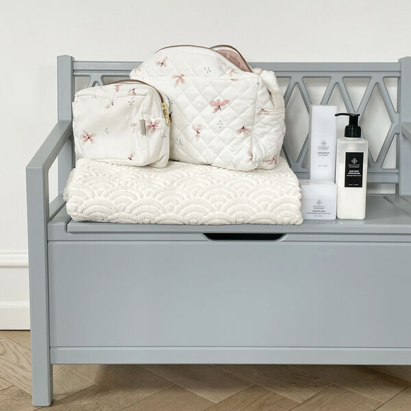 Kosmetiktasche, windflower creme, 2er-Pack Kosmetiktasche, windflower creme, 2er-Pack, Cam Cam Copenhagen