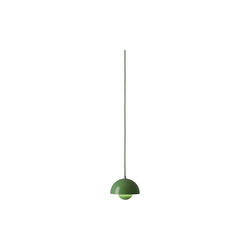 Flowerpot VP10 Pendant, signal green Flowerpot VP10 Pendant, signal green, &Tradition