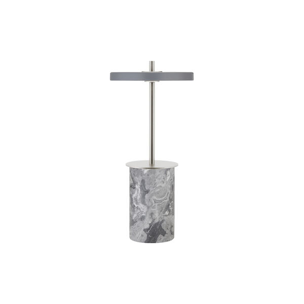Asteria Move Mini tragbare Leuchte, grey marble steel, UMAGE