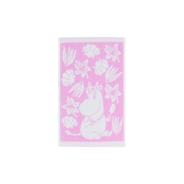 Moomin hand towel seashells pink, Moomin Arabia
