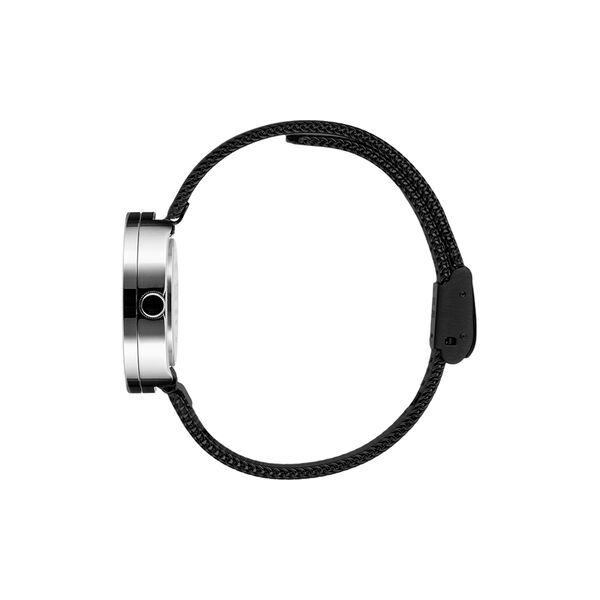 Picto Armbanduhr 30 mm, schwarz/stahl, Picto