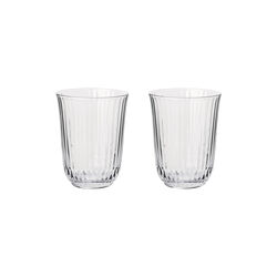 Waves Wasserglas hoch 2 Stk., klar, Royal Copenhagen