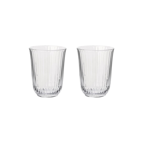 Waves Wasserglas hoch 2 Stk., klar, Royal Copenhagen
