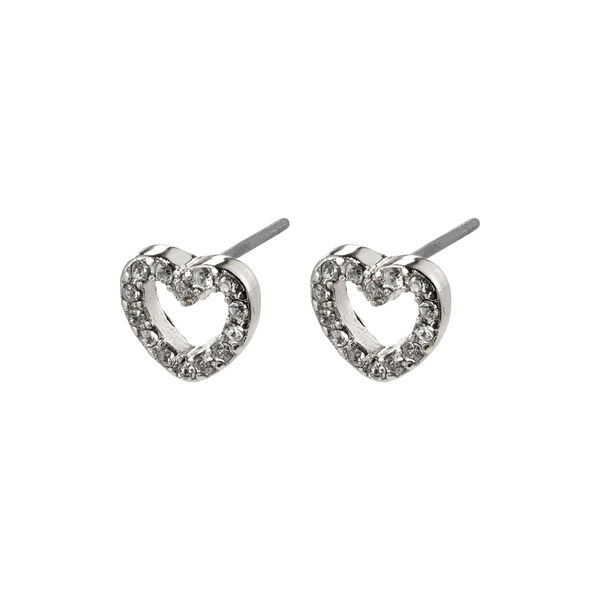Edie Earrings, silver, Pilgrim