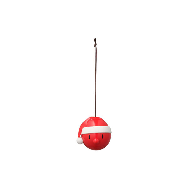 Santa Ornament 2 pcs, red, Hoptimist