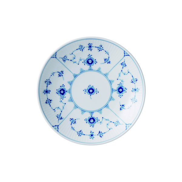 Musselmalet Gerippt Coupe-Teller &Oslash; 15 cm, Royal Copenhagen