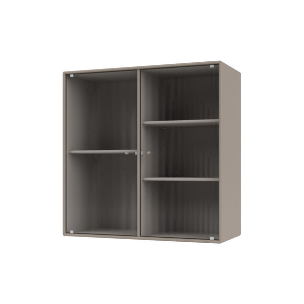 RIPPLE II Vitrine Cabinet, 141 truffle, Montana Furniture
