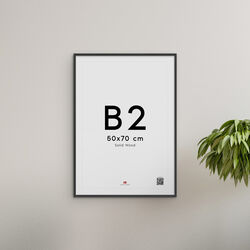 Wood Frame, black, Poster & Frame