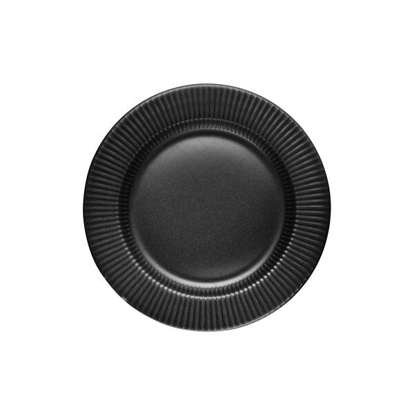 Legio Nova Dinner plate 25 cm, black, Eva Trio