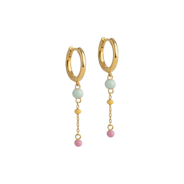 Lola Bold Creolen, Regenbogen, ENAMEL Copenhagen