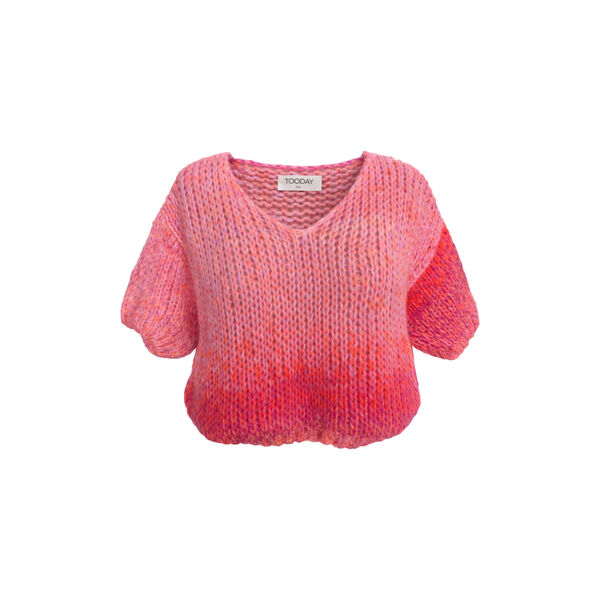 TDBritt SS Knit Pullover, pink, Tooday
