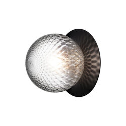 Liila 1 Outdoor Wall Lamp, black/optic clear, Nuura