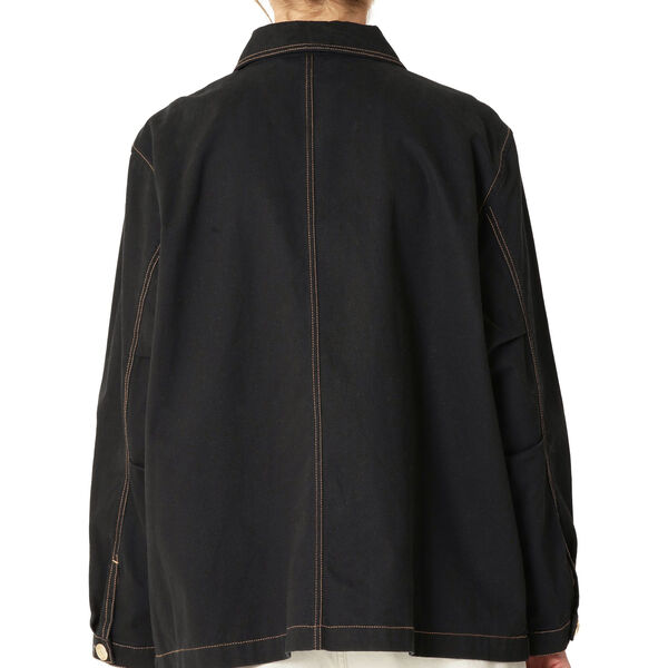 Short Overshirt Jacket, black, Ilse Jacobsen Hornb&aelig;k