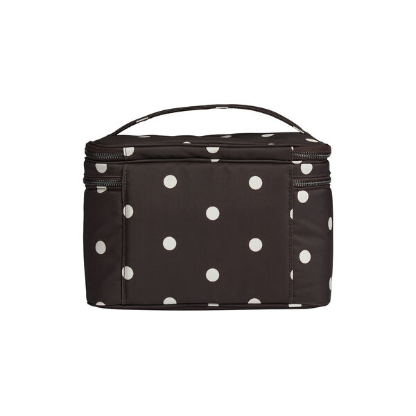 TreasureMBG Toiletry Bag Rec., polka dot, brown, Markberg