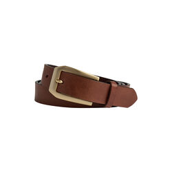 ArcadeMBG Belt, cognac w/br. Gold, Markberg