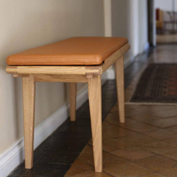 KA60 Bank, ge&ouml;lte Eiche/Cognac, Kath & Andersen