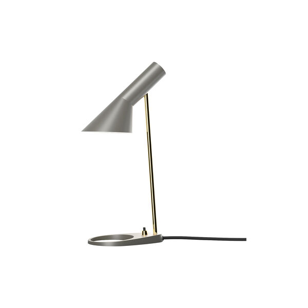 AJ Mini Table Lamp, brass/warm grey, Louis Poulsen