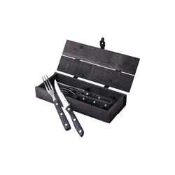 Old Farmer Besteck-Set, schwarz, 4 Teile, Gense