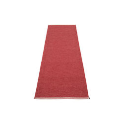 Mono Plastic Rug, blush/dark red, Pappelina