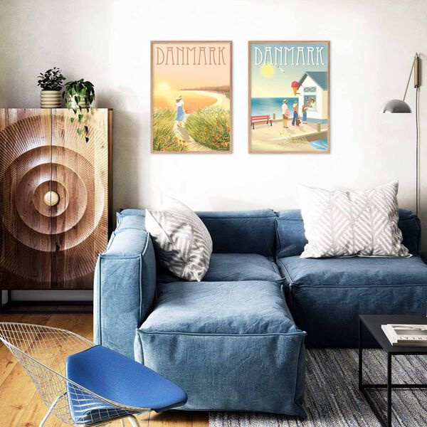 D&auml;nemark Eisdiele Plakat, ViSSEVASSE