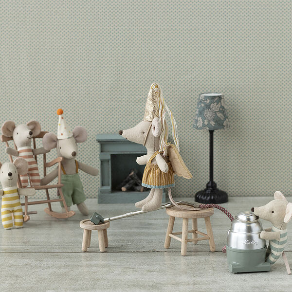 Drillinge-Babym&auml;use in einer Streichholzschachtel, Maileg