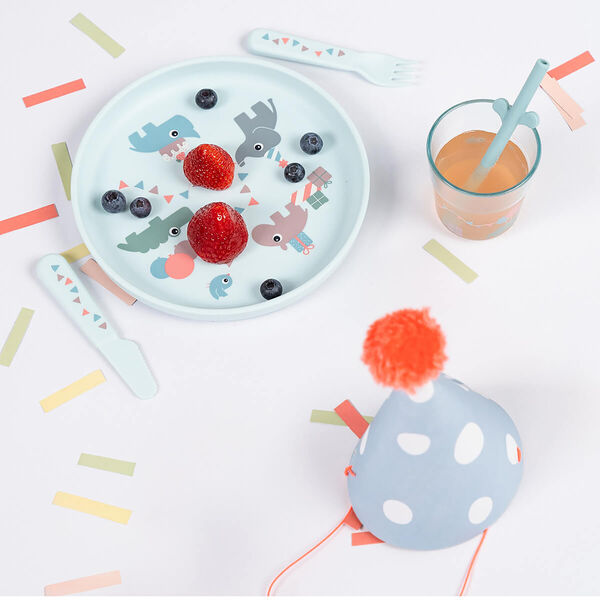 Celebration Foodie Essgeschirr, blau, Done by Deer