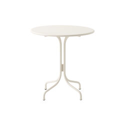 Thorvald SC96 Outdoor Café Table Round, ivory, &Tradition
